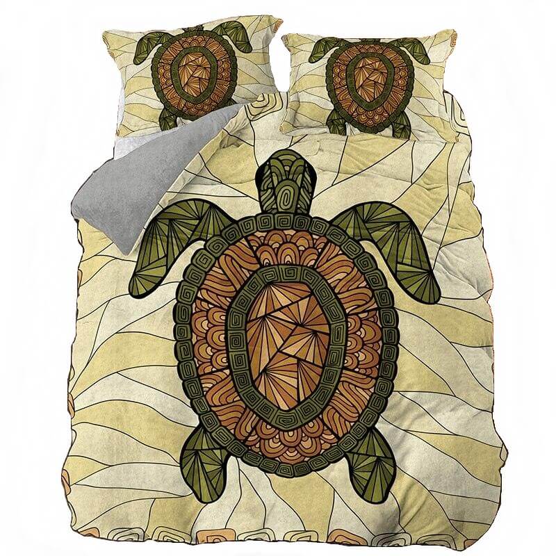 Housse de Duvet Tortue Moelleux