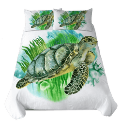 Housse de Duvet Tortue Motif