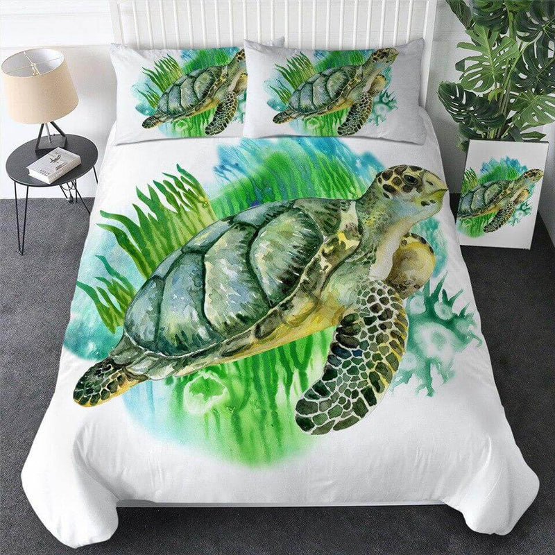 Housse de Couette Tortue chambre Motif