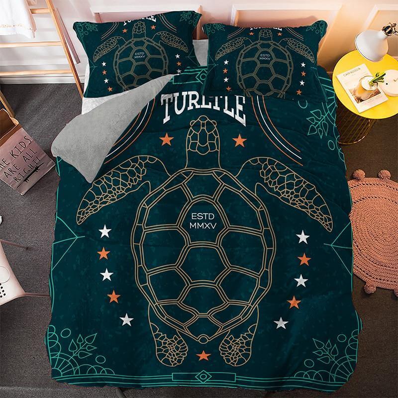 Housse de Couette Tortue chambre Protection
