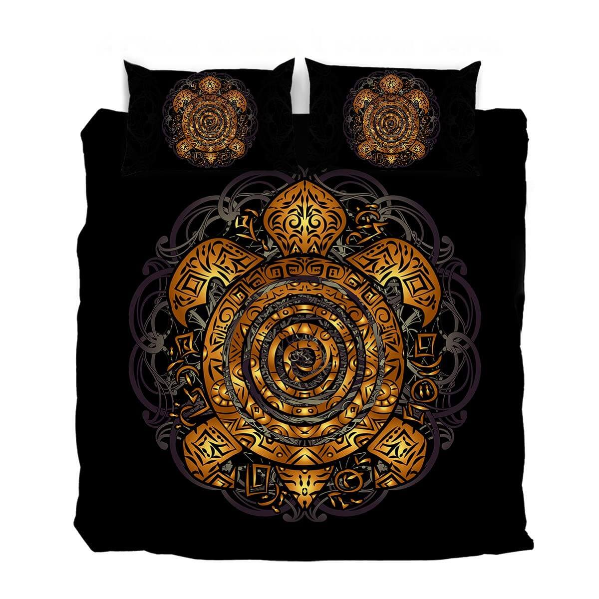 Housse de Duvet Tortue Spirale