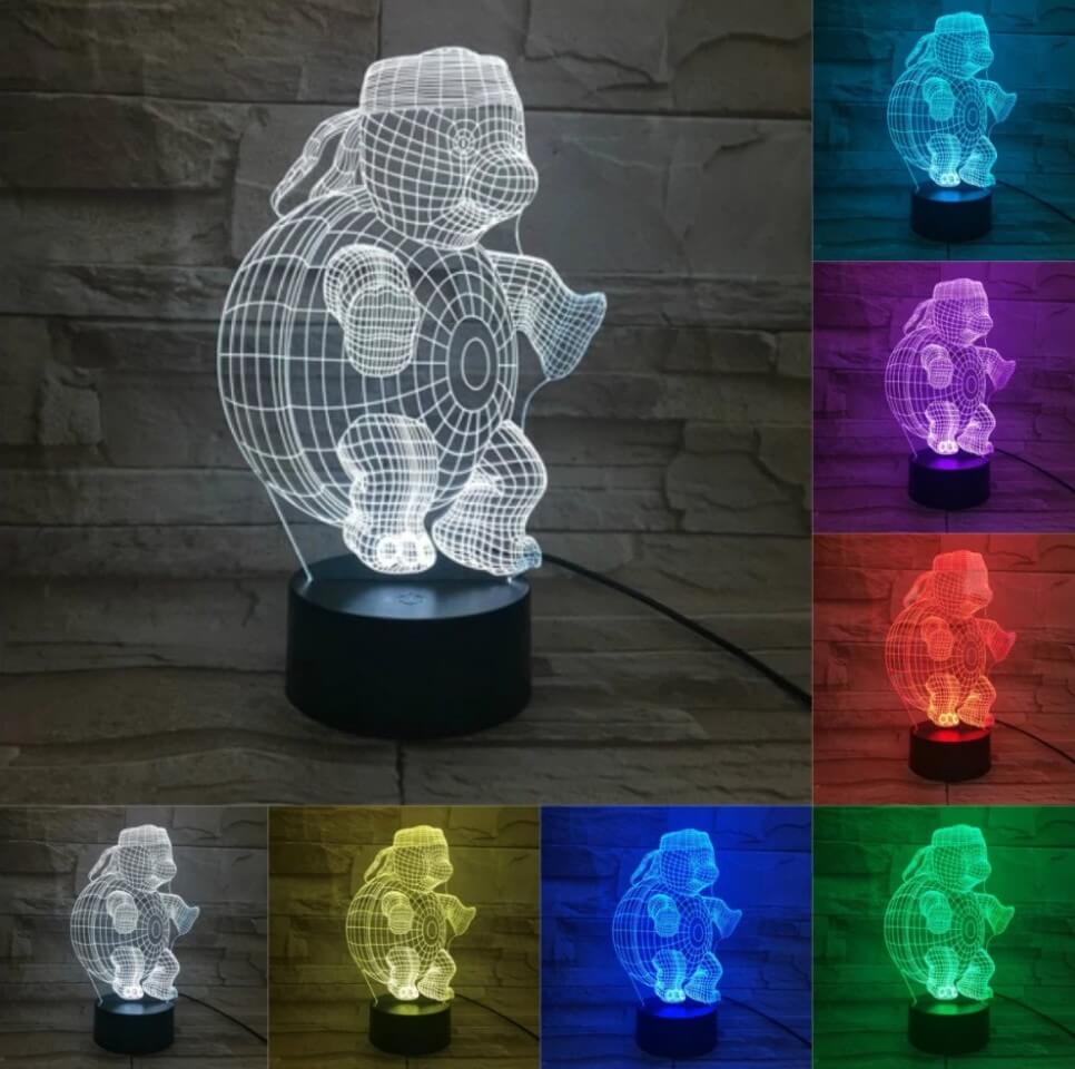 Luminaire 3D Tortue Fun