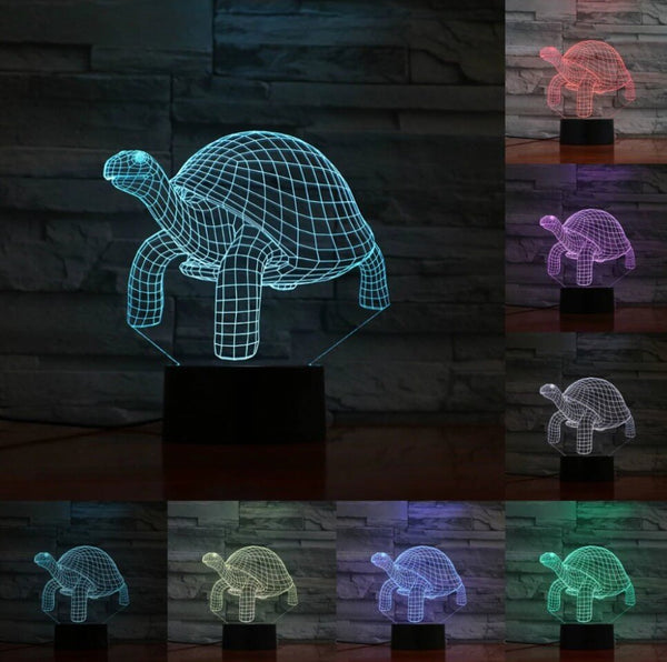 Luminaire 3D Tortue Hermann