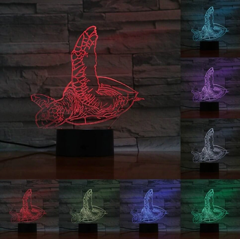 Luminaire 3D Tortue Association