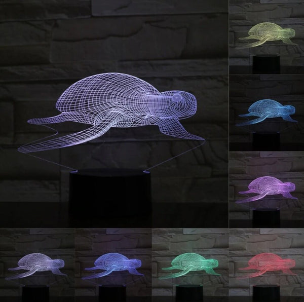 Luminaire 3D Tortue Relaxante