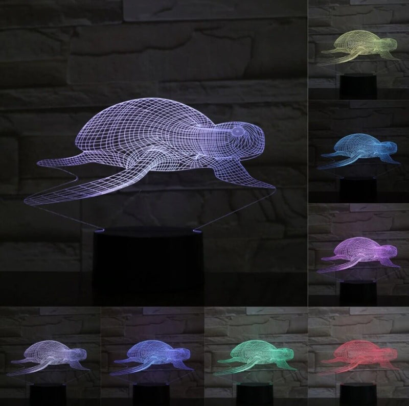 Luminaire 3D Tortue Relaxante