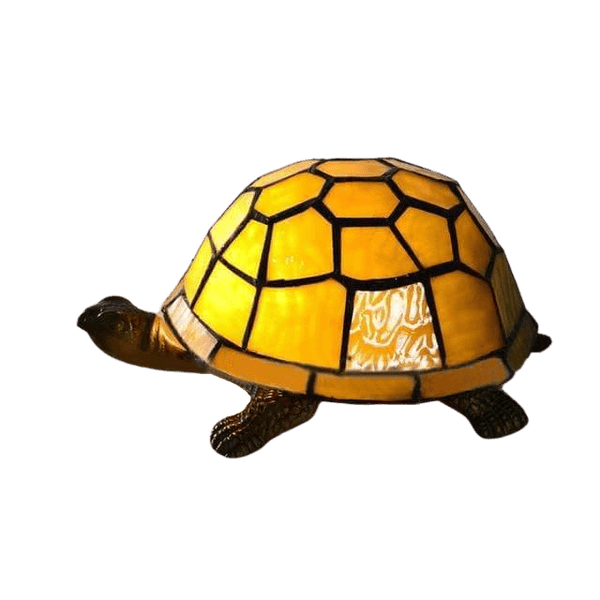 Lampe Tortue Peinture Verre