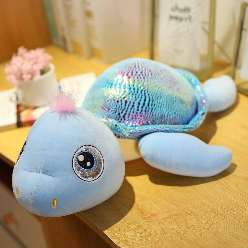 Peluche Tortue modèle Cute Bleu