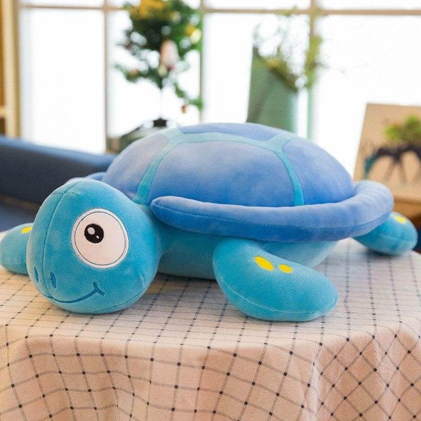 Doudou Tortue Loupiot Bleu