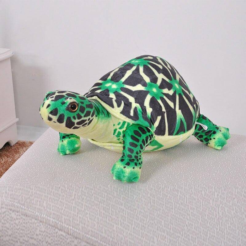 Doudou Tortue modèle Moderne Vert