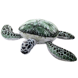 Peluche Tortue Fond Marin Vert