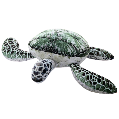 Peluche Tortue Fond Marin Vert