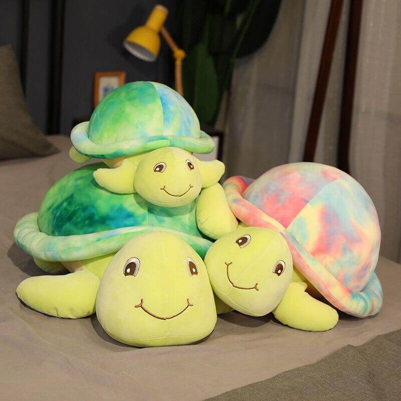 Peluche Tortue Grande Carapace Trio