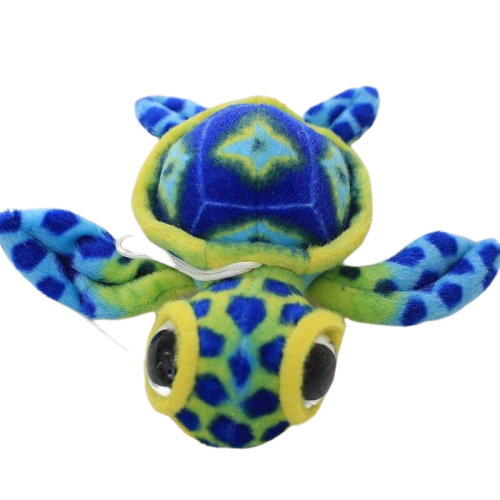 Peluche Tortue Mini Doudou Bleu