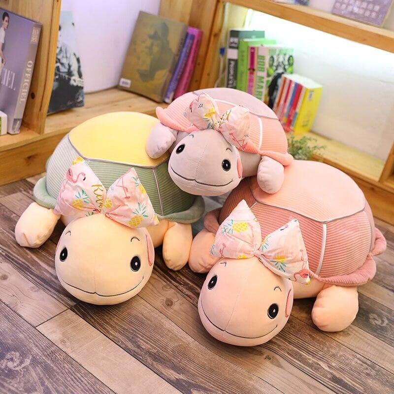 Peluche Tortue <br> Nœud Nœud