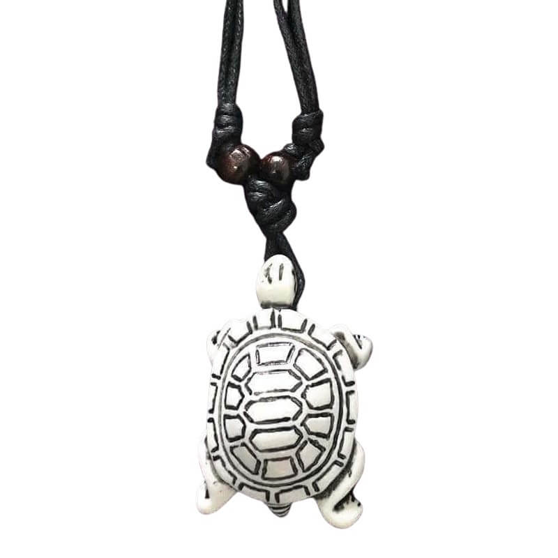 Collier Tortue Bois Signification