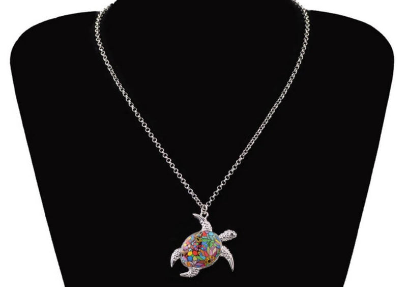 Pendentif cou Tortue modèle Nuancier Visuel