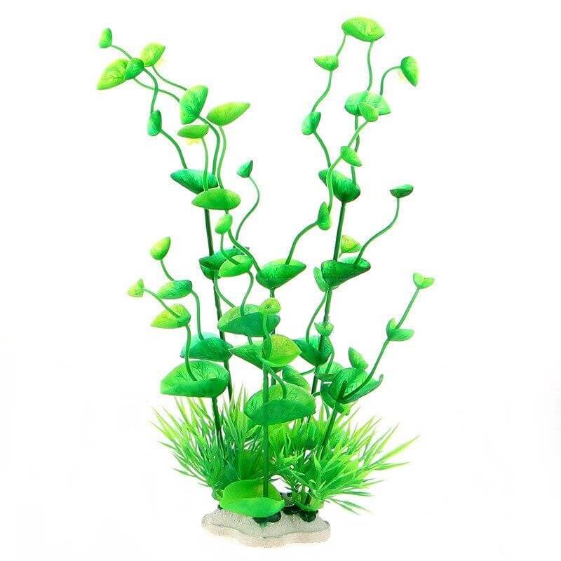 Plante Aquarium plastique fleurie