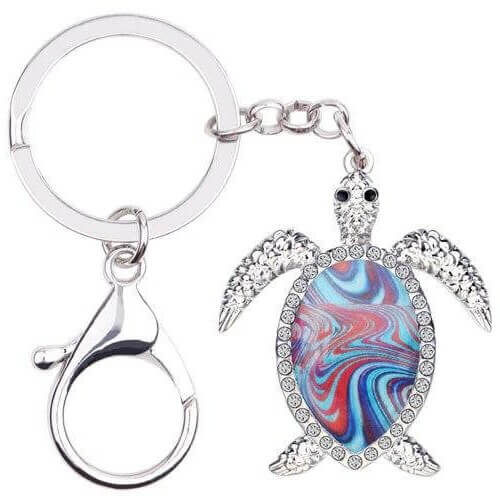 Porte Clés Tortue modèle Mélange