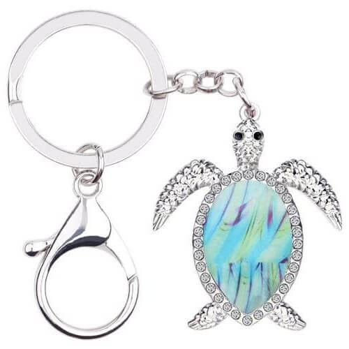 Porte Clés Tortue modèle Océan