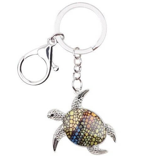 Porte-clefs tortue - Portefeuilles, porte-clefs thème marin - Chasse-Marée