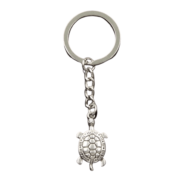 Porte-clé Tortue Mini couleur Argent