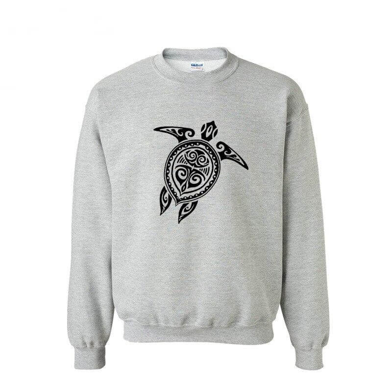 Pull Tortue Maori Gris