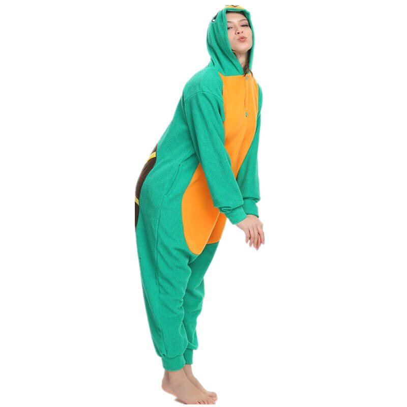 Pyjama Kigurumi Tortue modèle Japonais de face