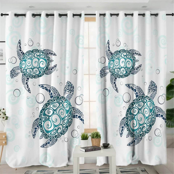 Draperie Tortue Bulle d'eau
