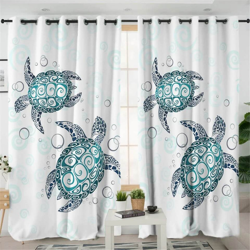 Draperie Tortue Bulle d'eau