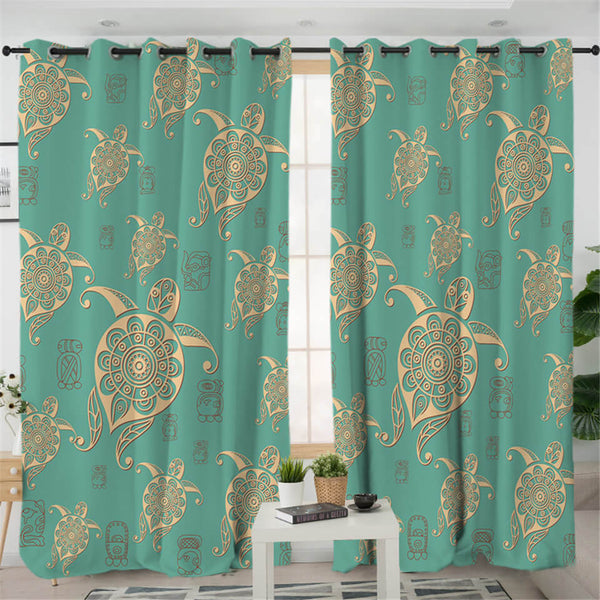 Draperie Tortue Polynesie