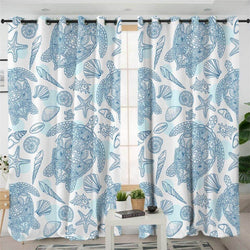 Draperie Tortue Richesse Marine