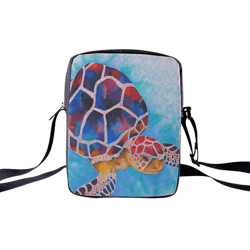 Sacoche Lanière Tortue Romantique