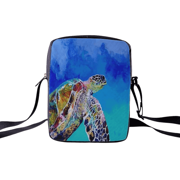 Sacoche Lanière Tortue Vue Marine