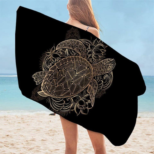 Serviette de Plage Tortue Association