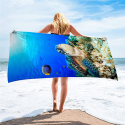 Serviette de Plage Tortue Douceur