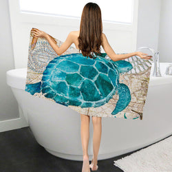 Serviette-de-Plage-Tortue-Maori