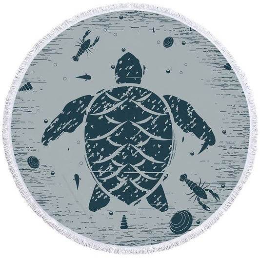 Serviette de Bain Tortue Symbolique