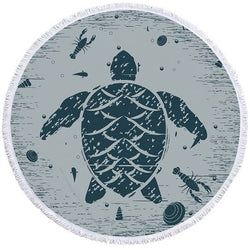 Serviette de Bain Tortue Symbolique