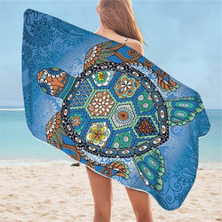 Serviette de Plage Tortue Vintage