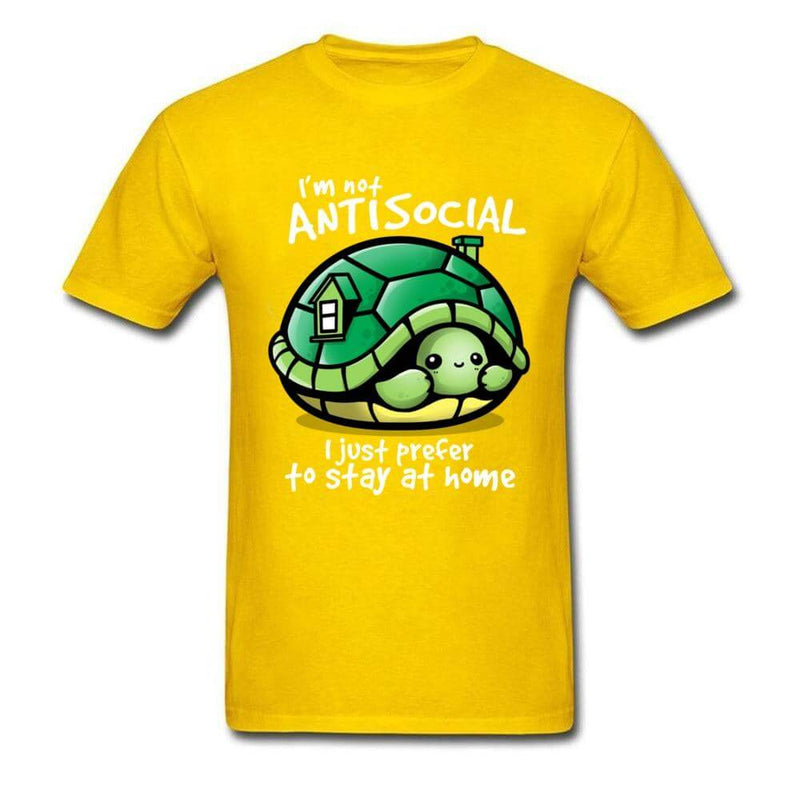 T Shirt Tortue modèle Humour Jaune