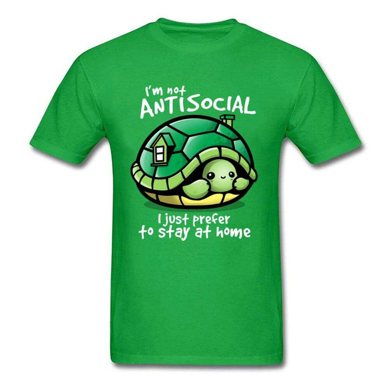 T Shirt Tortue modèle Humour vert