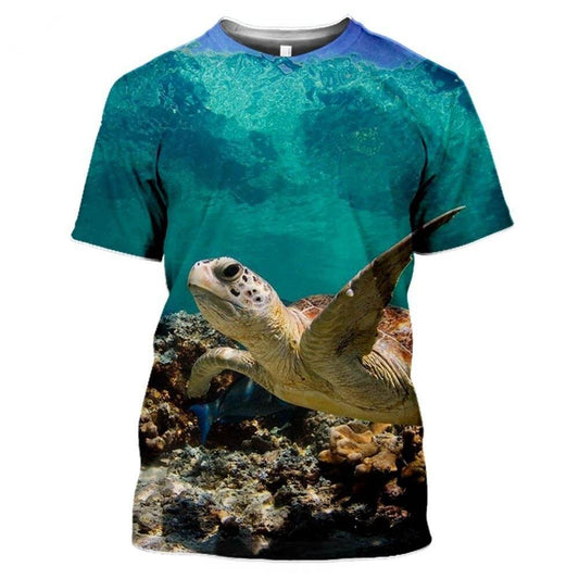 T Shirt Tortue modèle Tout va Bien