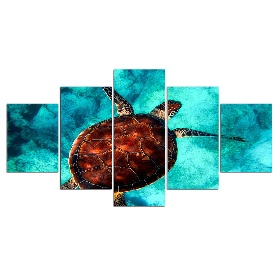 Tableau décoratif portrait Tortue Sagesse
