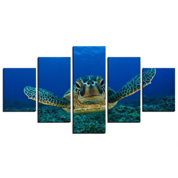 Tableau décoratif portrait Tortue Association