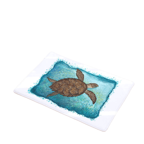 Tapis de Bain Tortue Eau Douce