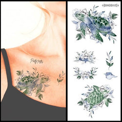 Tatouage Éphémère Tortue <br> Perfect