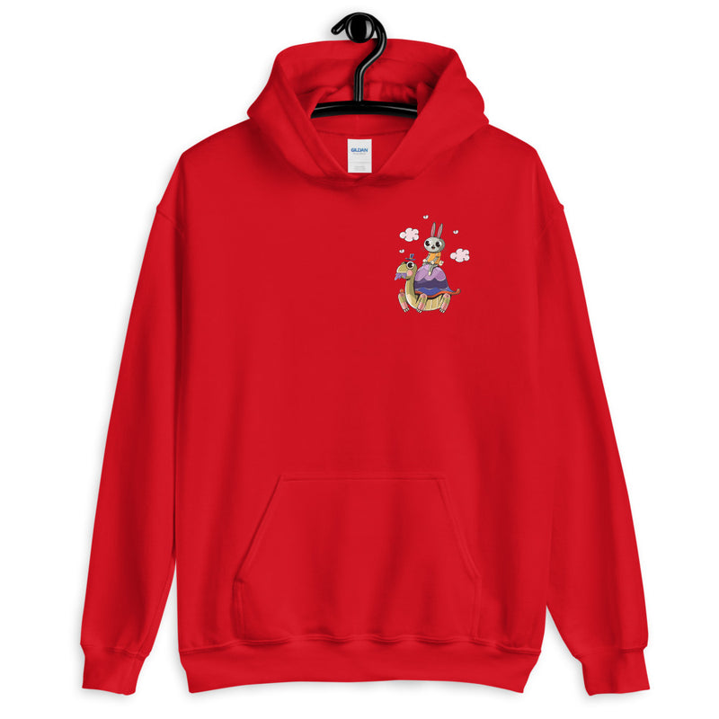 lapin tortue sweat rouge
