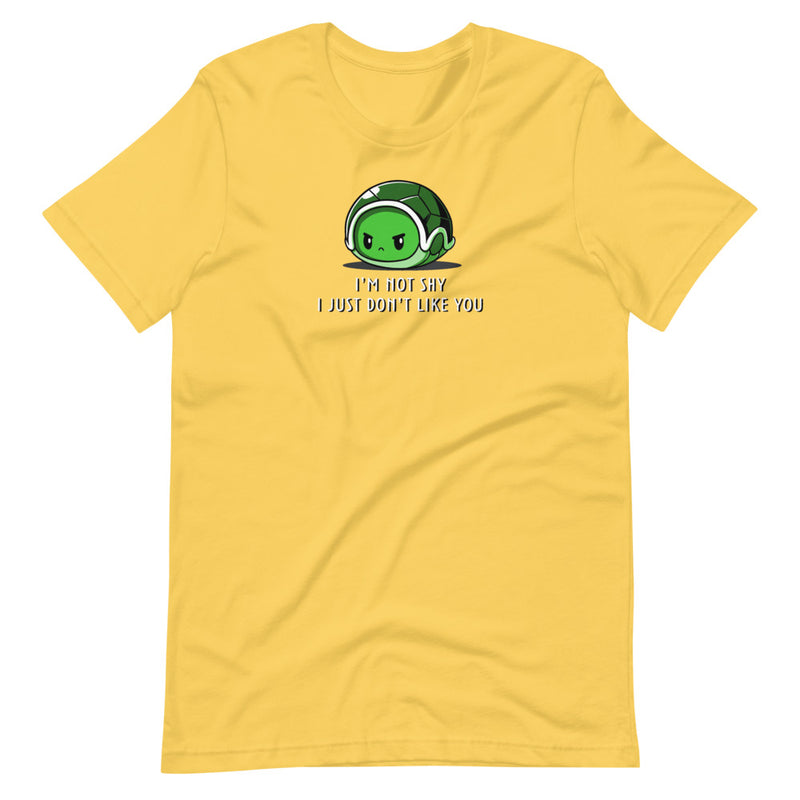 t shirt jaune turtle