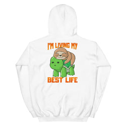 pull tortue best life blanc